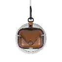 Marron leather airpods case 5.webp