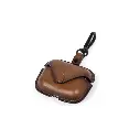 Marron leather airpods case 2.webp
