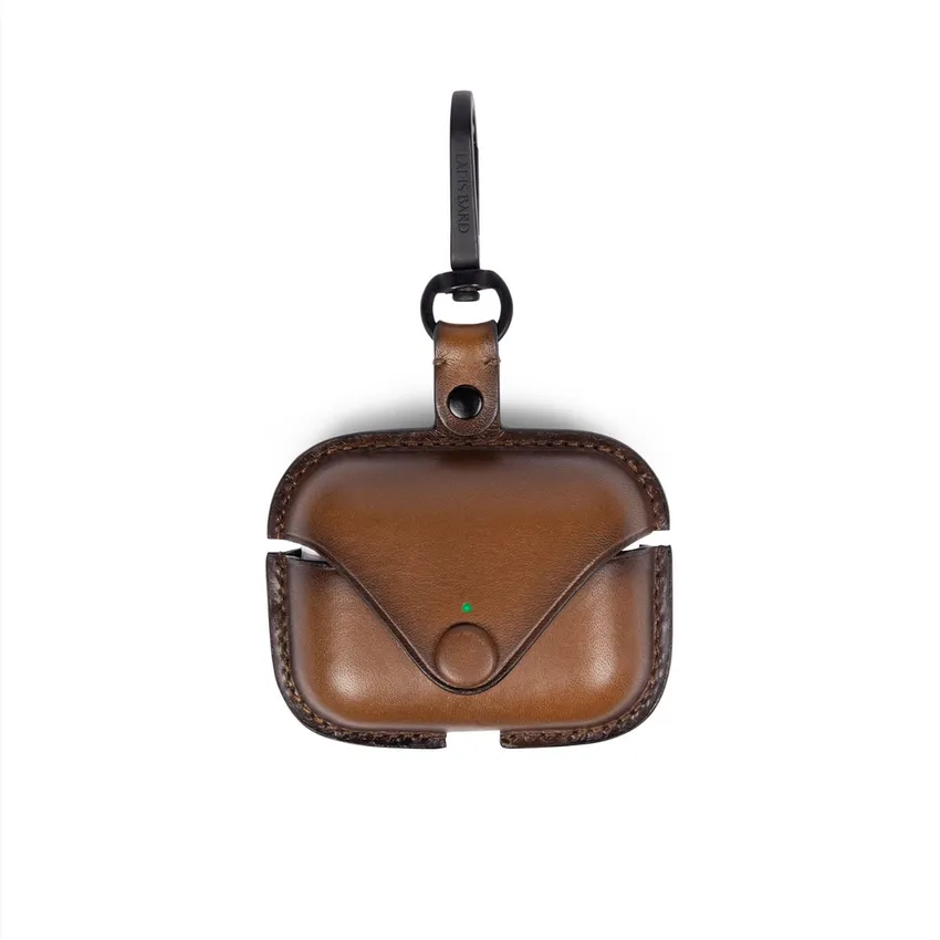 Leather Maroon Airpods Pro Case